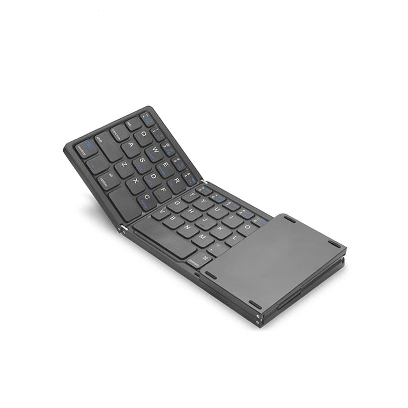 מקלדת אלחוטית Bluetooth מתקפלת עם טאצ'פד – 64 מקשים
