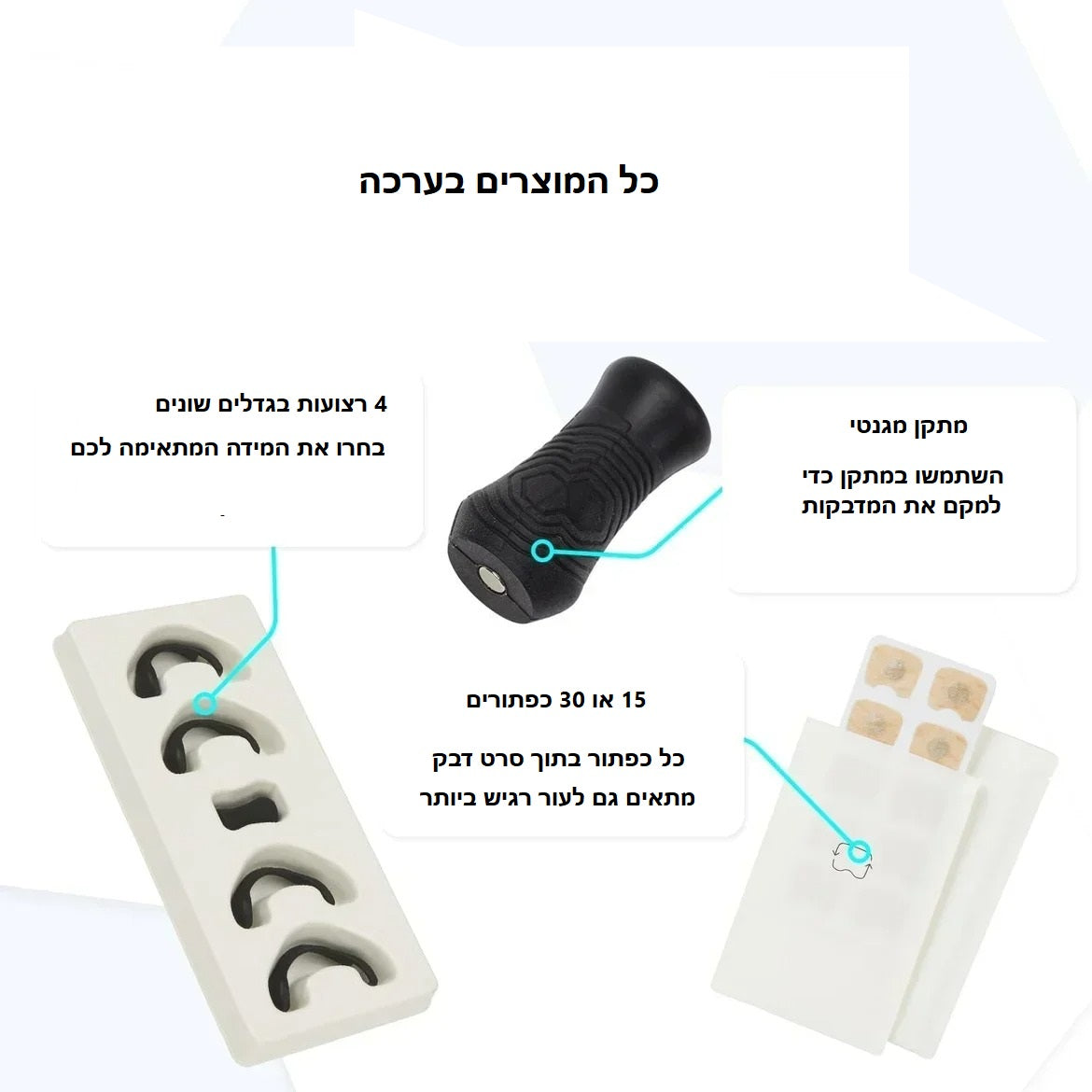 ערכת מרחיבי נשימה לאף – נשימה חופשית, שינה רגועה וביצועים משופרים!