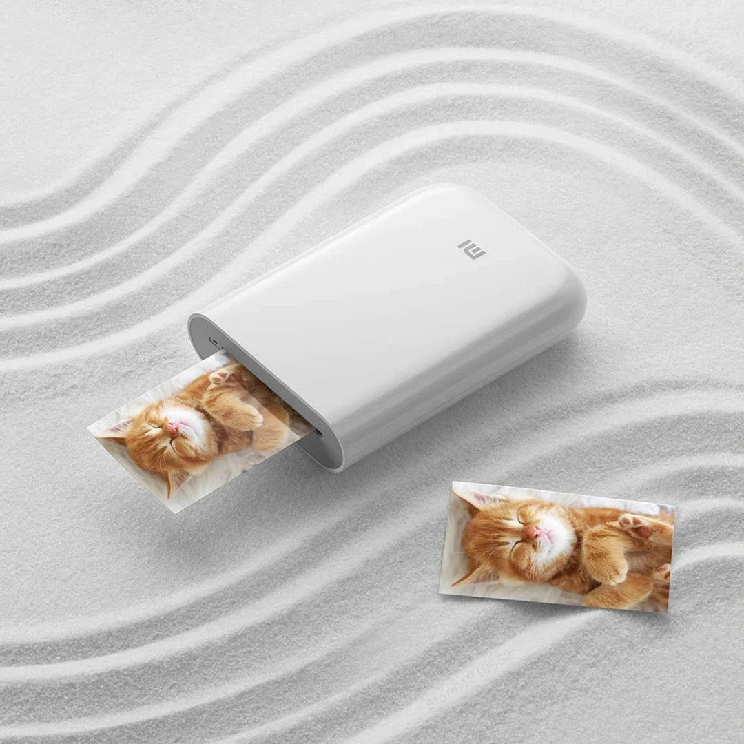 מדפסת תמונות מיני מקורית של Xiaomi בגרסה גלובלית עם טכנולוגיית ZINK Inkless Multifuncion AR