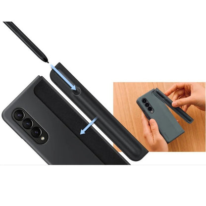 Galaxy Z Fold 4 5 כיסוי עומד עם עט