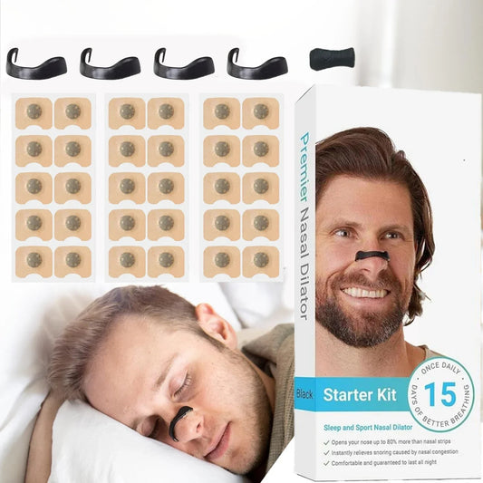 ערכת מרחיבי נשימה לאף – נשימה חופשית, שינה רגועה וביצועים משופרים!
